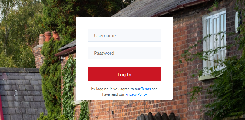Custom Red Login
